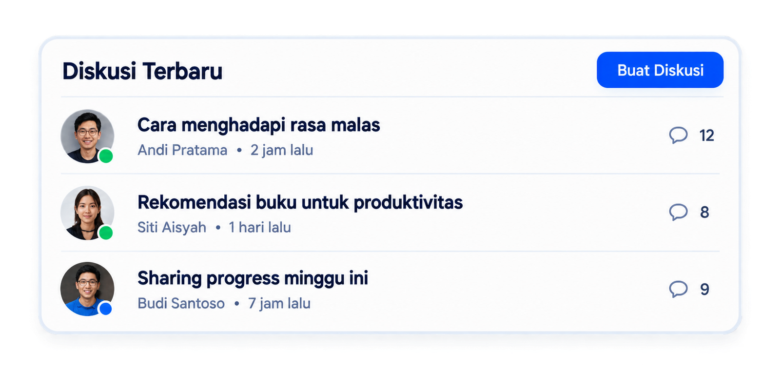 Contoh forum komunitas XPRT
